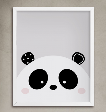 Cuadro Kids Panda 28 x 35 Cm