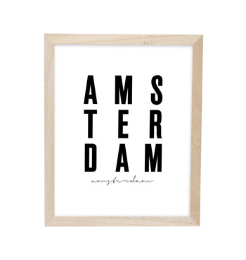 Cuadro Amsterdam 28 x 35 cm