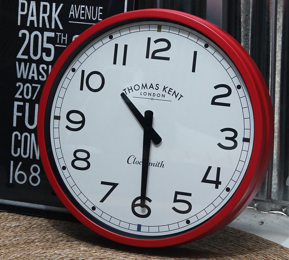 Reloj Thomas Kent Rojo 55 cm