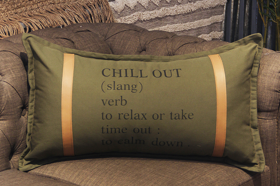 Almohadn Chill Out Verde 45x80 cm