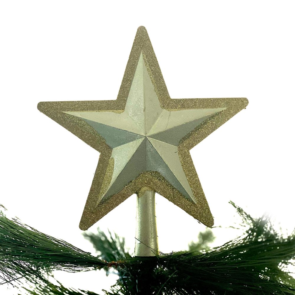 Estrella Puntal Dorado 20 cm