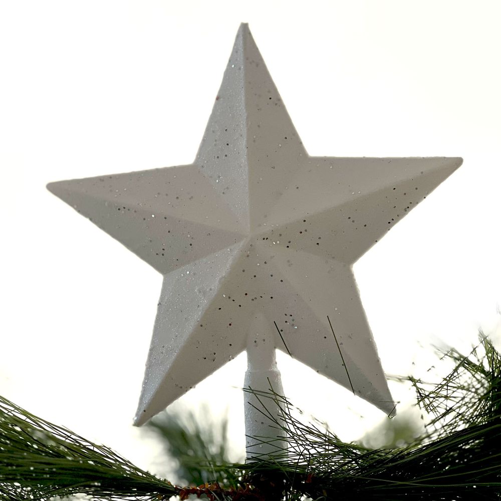 Estrella Puntal Blanca 20 cm